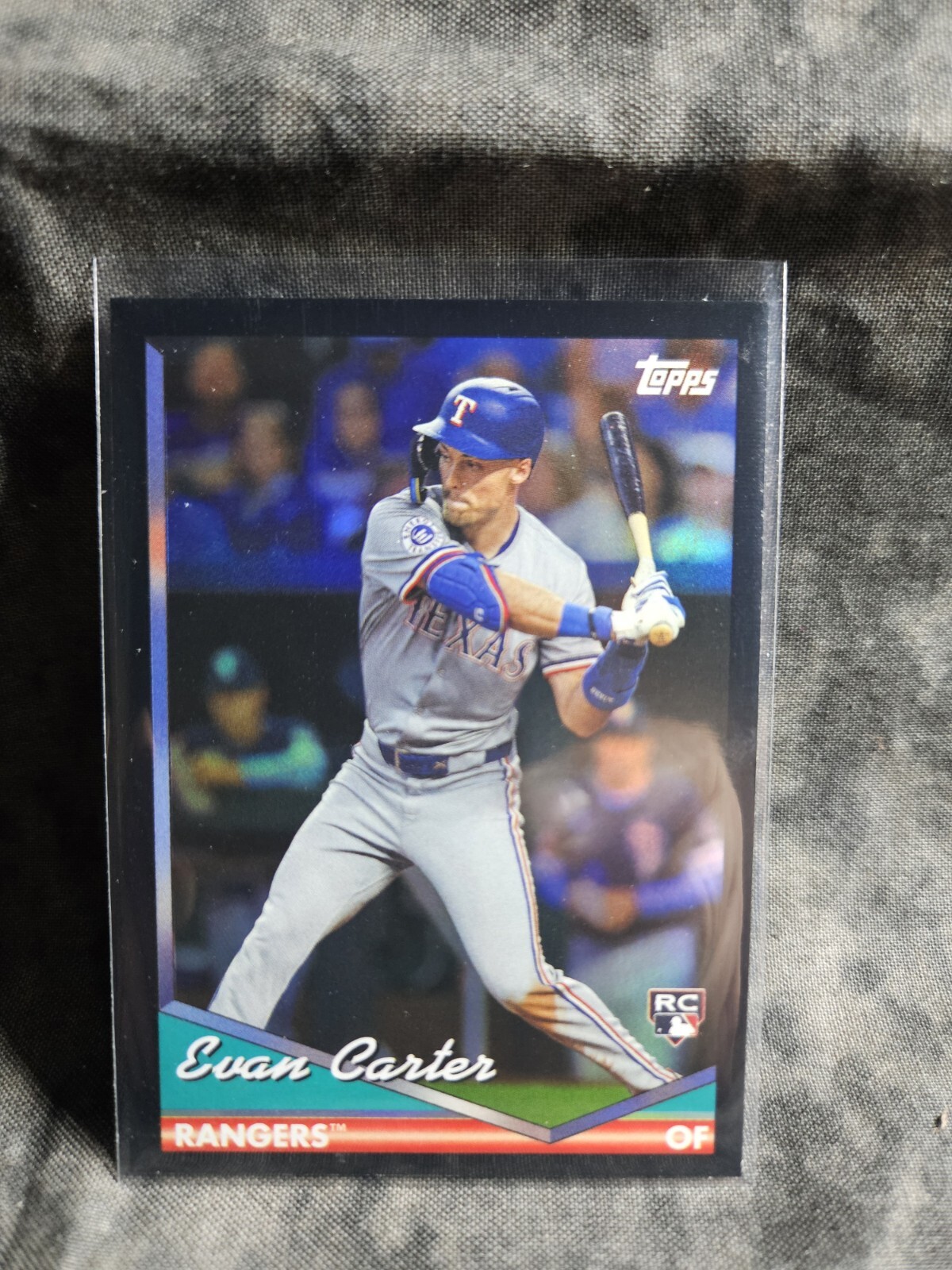 2024 Topps Archives - 1994 Topps Black Foilboard #223 Evan Carter (RC)