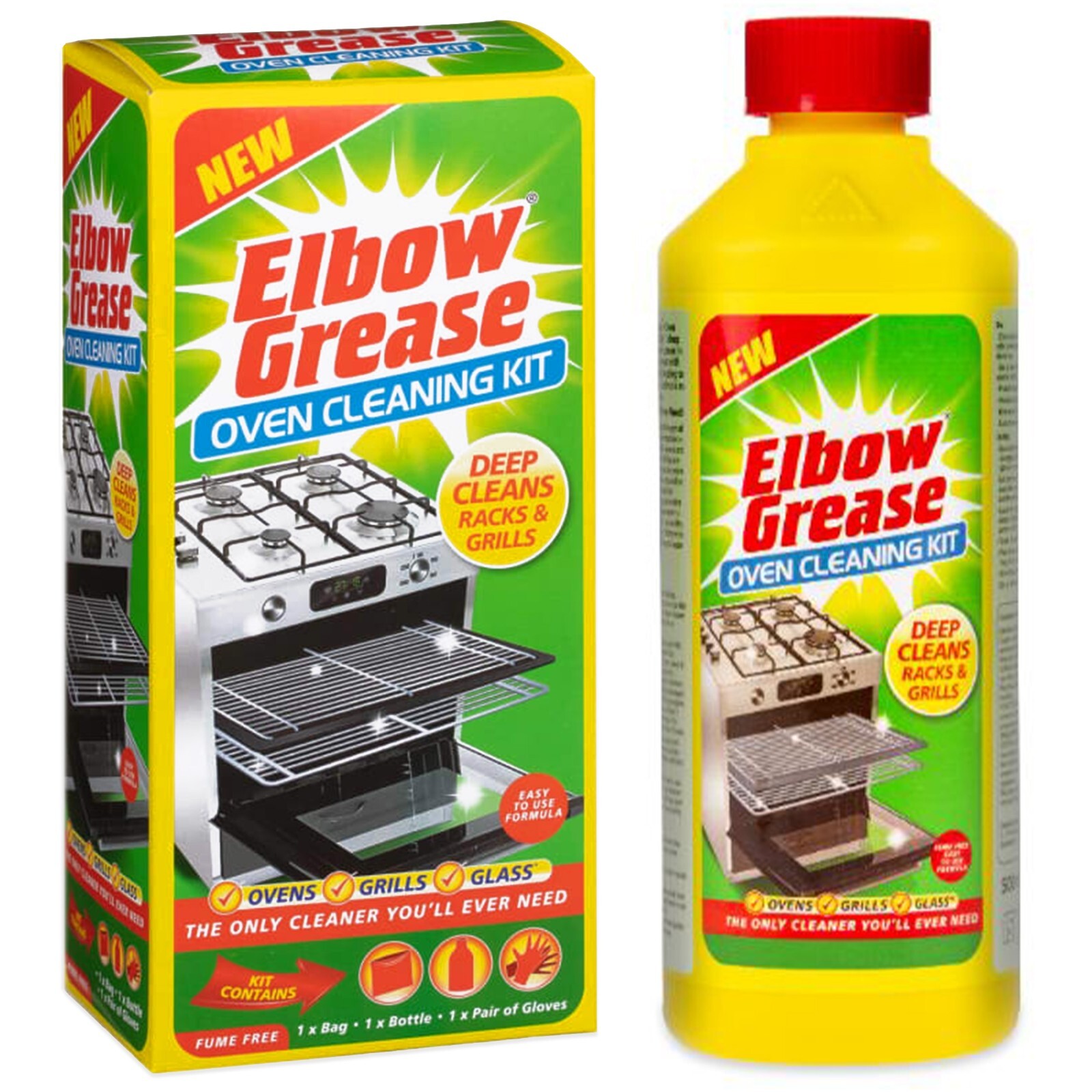 ELBOW GREASE Oven Rack Grill Dish Kitchen Cleaner Scourer Scrubber