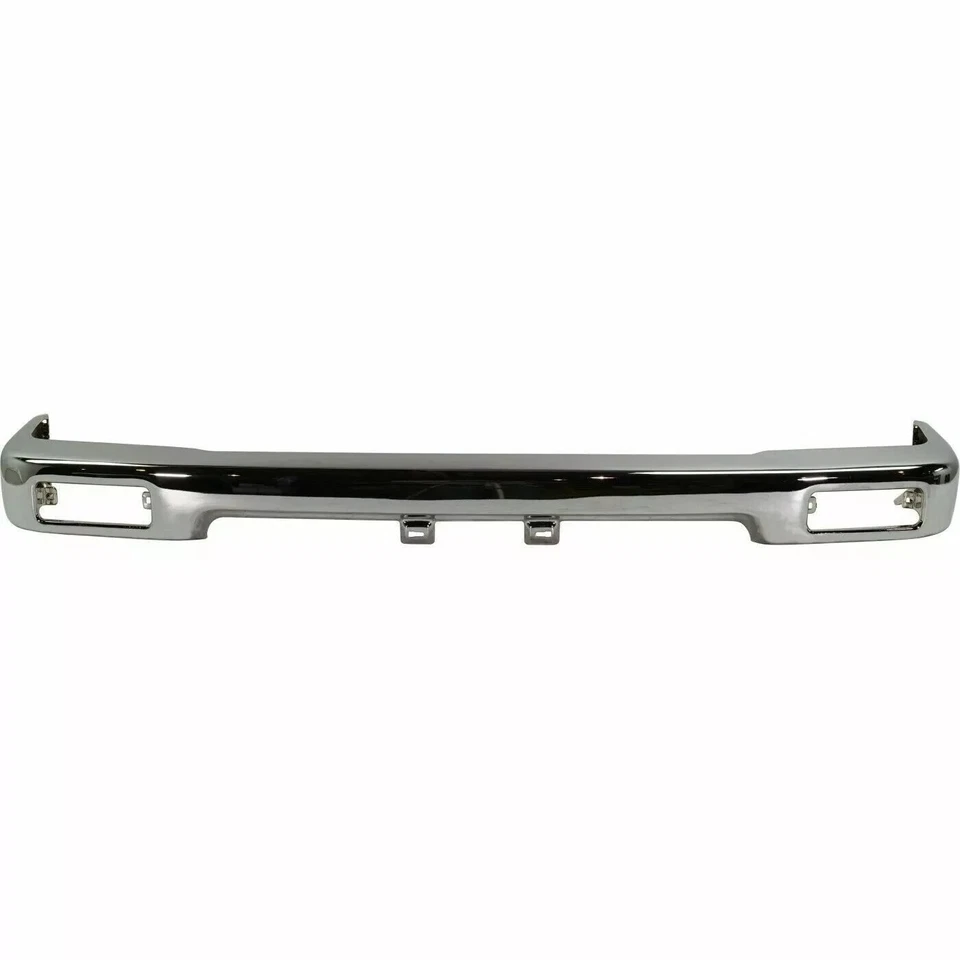 Front Bumper Chrome Steel Kit & Signal Lights For 1989-1995 Toyota Pickup - Image 2 of 4