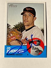 Oakland Atheltics JIM JOHNSON Signed Heritage Card