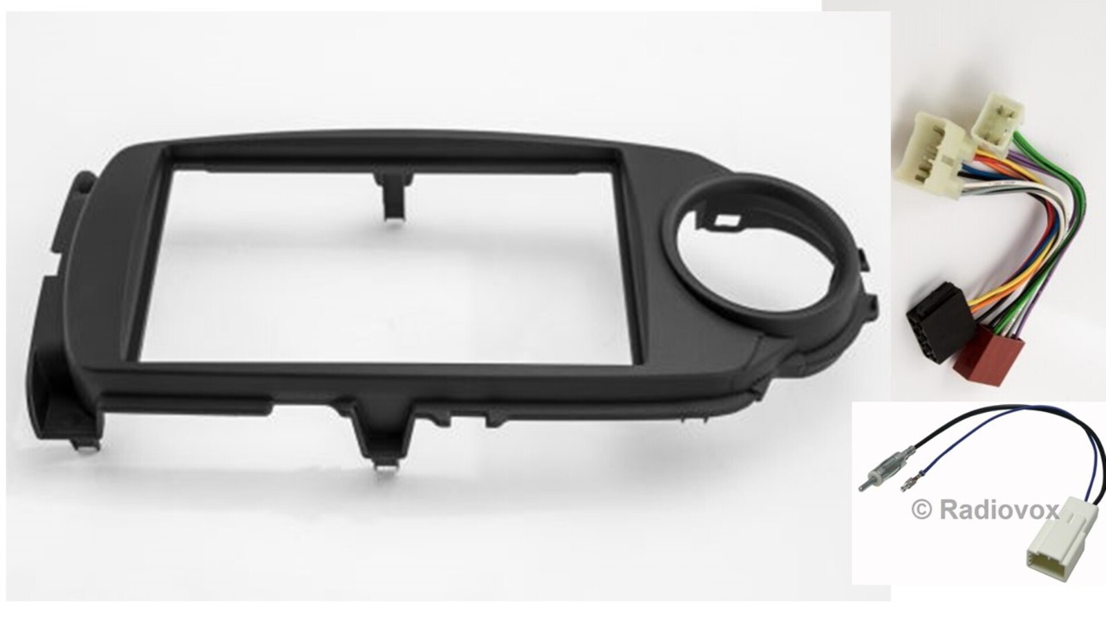 Kit Supporto Marco Radio Toyota Yaris 2017> 2din Quadranti Radio+Collegamento