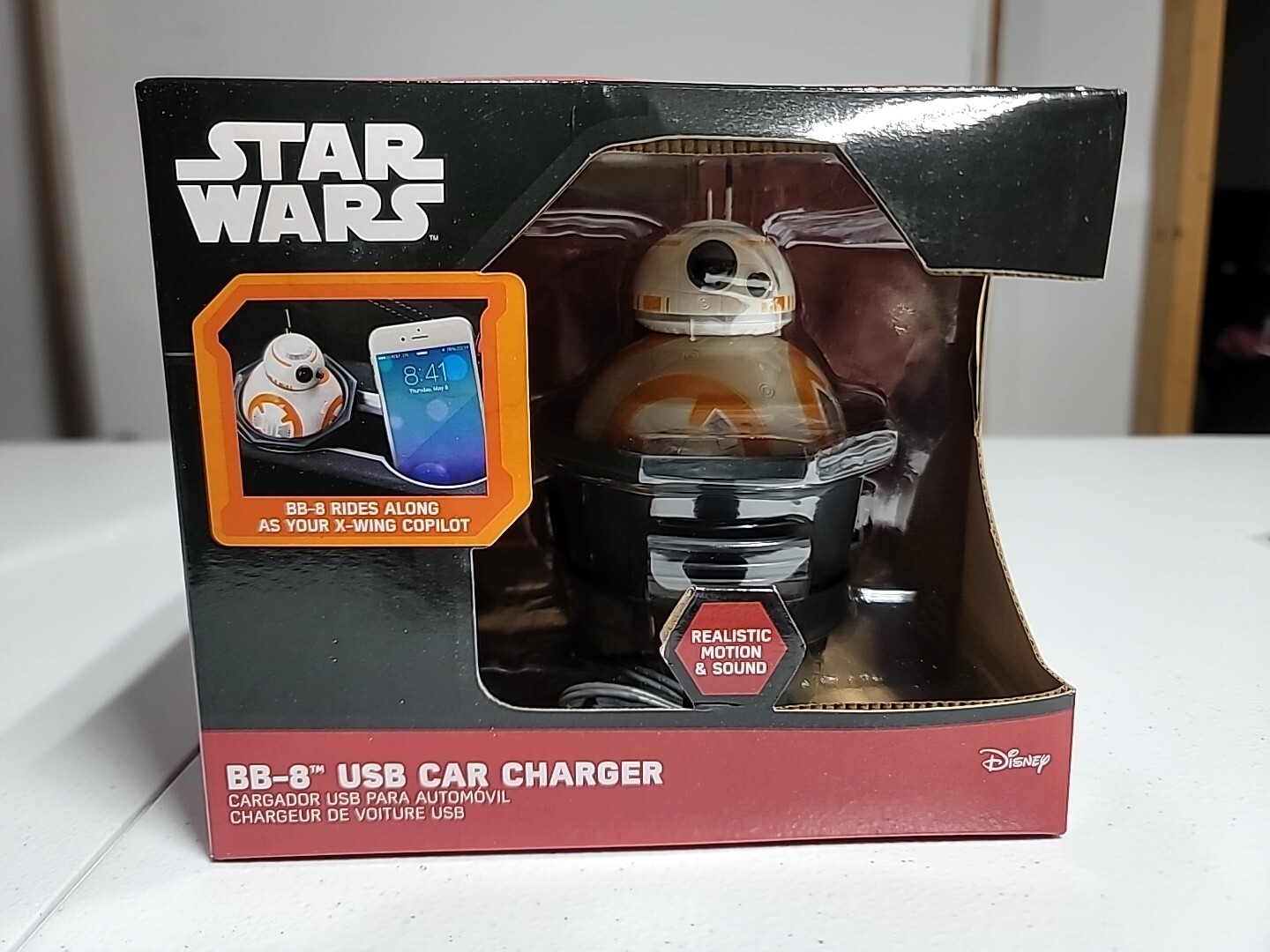 Star Wars BB-8 USB Car Charger Brand New