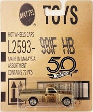 Gold Datsun 620 Custom Hot Wheels Car w/ Real Riders HW Case Series