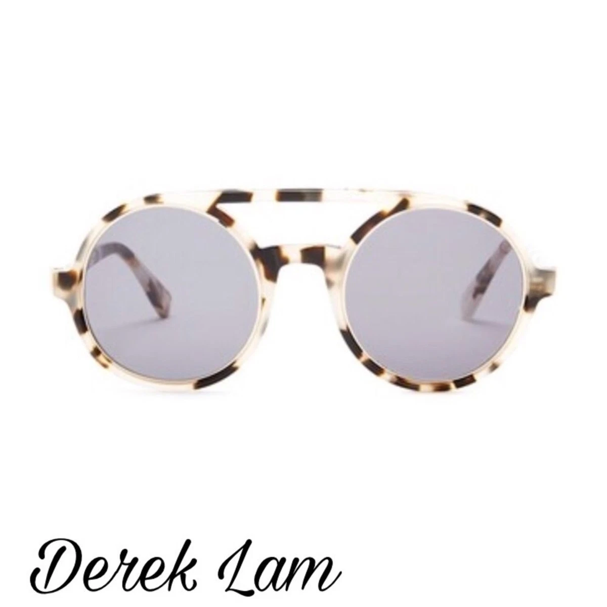 Derek Lam Milk Tortoise Round Sunglasses derek lam sunglasses products for sale | eBay main image 2