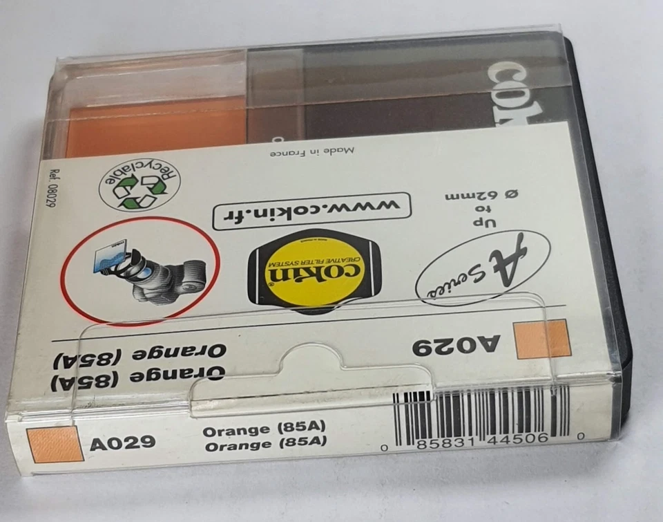 COKIN CREATIVE FILTER A SERIES SYSTEM A029 85A Color Conversion Resin Filter - Image 3 of 4