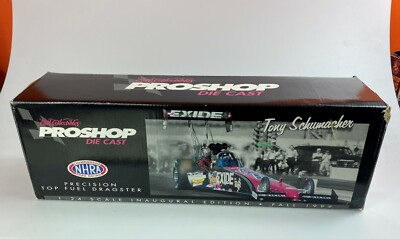 1/24 DRAGSTAR　ミニカー Tony Schumacher 1:24 Scale Top Fuel Dragster Exide 1999 Ertl