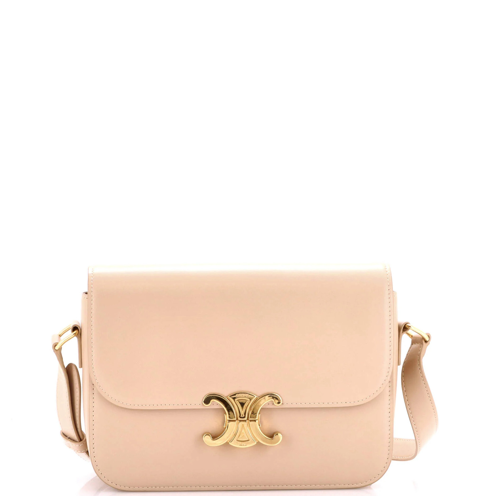 Celine Triomphe Shoulder Bag Smooth Calfskin Medium