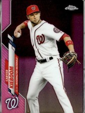 2020 Topps Chrome #171 Carter Kieboom Pink Refractor