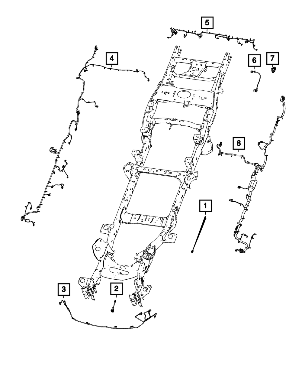 Genuine Mopar Chassis Wiring 68624421AA