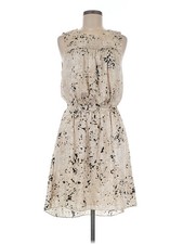 H By Halston Women Ivory Casual Dress M