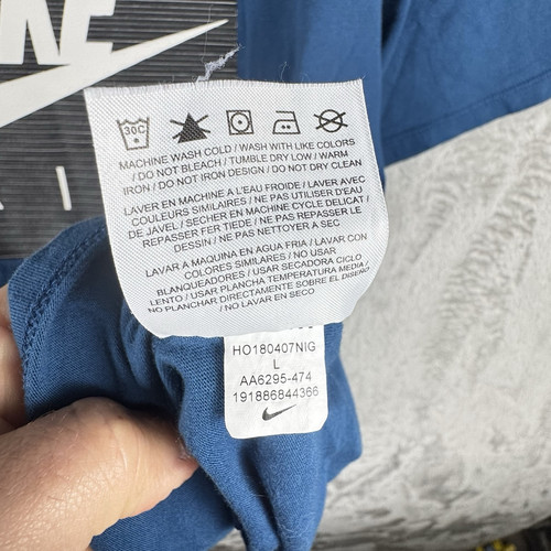 NIKE SPORTSWEAR AIR LOGO T-SHIRT UOMO - TAGLIA UOMO LARGE Blu - Foto 8 di 9
