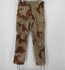 VTG 1990 Propper Desert Combat Pants 6-Color Camo Small Short DCU Chocolate Chip