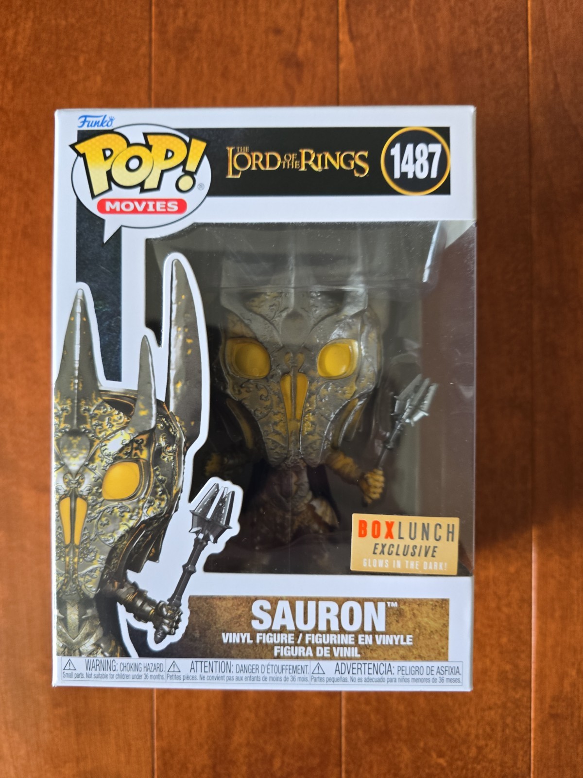 Funko Pop! Vinilo: El Señor de los Anillos - Sauron (brillo) - Box Lunch #1487
