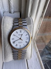 Tissot Seastar Quartz Men's Watch Two Tone Bracelet White Dial Roman Numerals