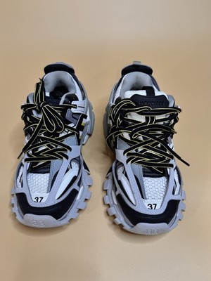 Balenciaga Track Sneaker Grey White Black Yellow Women s EU 37 US 7 Trainers