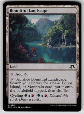 Bountiful Landscape Common Modern Horizons 3 217 MTG Near Mint 2024