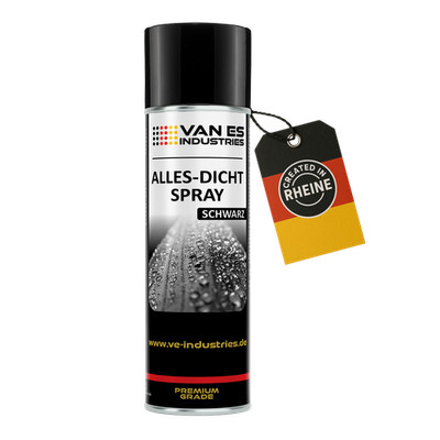 DICHT FIX SPRAY SCHWARZ  500ml DICHTUNGSSPRAY ALLESDICHTER  ABDICHTEN