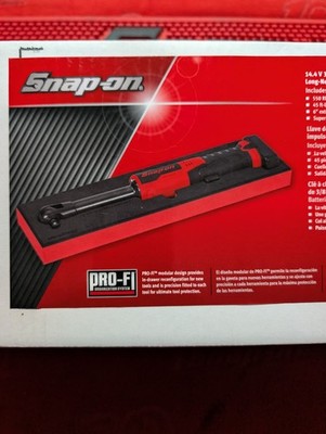 Snap-on Tools BRAND NEW 3/8'' High Speed #CTR887WP1FOAM  14.4V Long Ratchet 