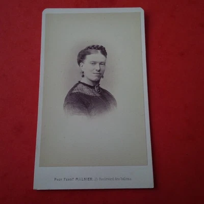 PHOTO CDV FEMME MODE PHOTOGRAPHE MULNIER M-564 - Photo 1/2