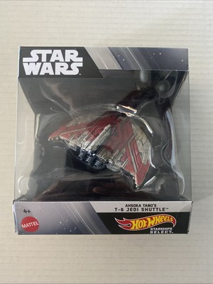 NEW Star Wars Hot Wheels Starships Select AHSOKA T-6 JEDI SHUTTLE #27 HHR14