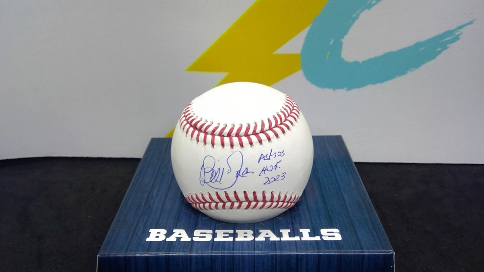 Bill Doran Autografiado MLB Béisbol 2023 Astros Salón de la Fama Certificado de Autenticidad TRISTAR Foto 3 de 4