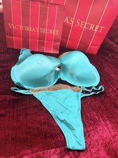 Victoria's Secret Aqua 38 DDD Bra and XL Panty Set (NWT) 🔥🔥🔥