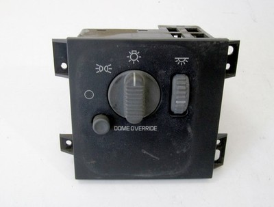 HEAD LIGHT SWITCH PANEL, black , 2000 Chevy S10 Blazer LS, '95-'05