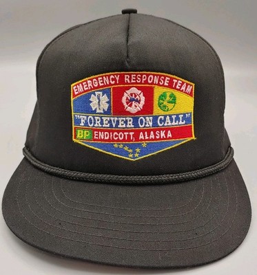  Alaska Hat BP Emergency Response Team Edicott Embroidered Adjustable USA