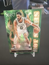 2024-25 Panini Select - Hot Stars Jayson Tatum #5 Green Prizm