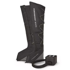 SHARPER IMAGE AIR COMPRESSION BOOTS SMALL/MEDIUM SIZE - BLACK