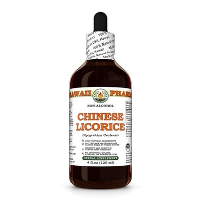 Chinese Licorice (Glycyrrhiza Uralensis) Glycerite, Dried Root Liquid Extract