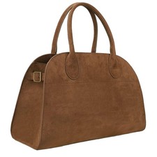 Large Suede Tote Bag For Women,Suede Retro Shoulder Bag,Crossbody Bag Faux