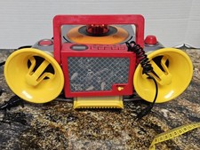 Disney Phineas and Ferb Boombox CD Player w/Siren Light - TESTED  WORKS 