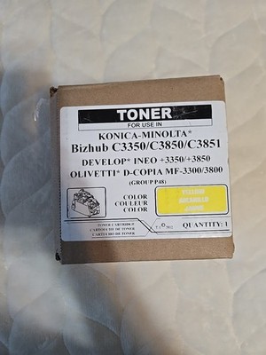 Konica Minolta Yellow Toner Cartridge Bizhub C3350/c3850/c3851 Brand New