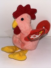 Strut The Rooster McDonald's Happy Meal Toy Ty Beanie Baby Mini Teeny Beanie