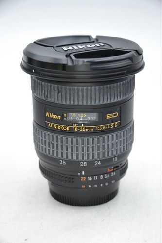 Nikon AF Nikkor 18-35mm lens for Nikon D70,80,200,300,600,700,800,810