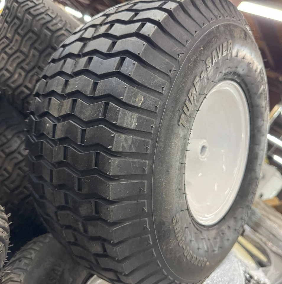 Carlisle Turf Saver Lawn & Garden Tire - 20X8-8NHS with RIM Durable Tread Black - Image 2 of 2