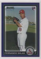 2010 Bowman Draft Chrome Purple Refractor Fernando Salas #BDP39 0sr1