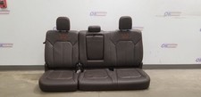 16 Ford F150 King Ranch Crew Cab Heated Rear Back Seat Assembly Brown