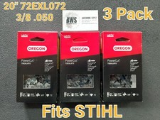 3 Pack 20" Oregon Chain For STIHL 042 041 040 Chainsaw 3/8 .050