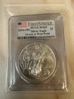 2014 (W) $1 American Silver Eagle MS69 PCGS (FirstStrike®) West Point