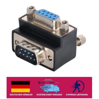 Kompakter D-Sub RS232 9-poliger Stecker auf Buchse - Flexibler Anschlusspartner