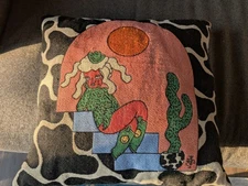 Ilse Valfre fashion Art Print Pillow tapestry