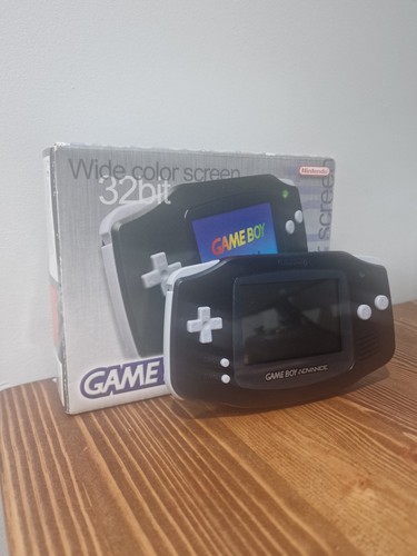 Game Boy Advance Nintendo – Modèle Noir (occasion, Fonctionnelle, Quelques Marques)