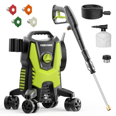 #ad Electric Pressure Washer 4500 PSI 2.8 GPM Power Washer with Anti Tipping Tec... $195.61