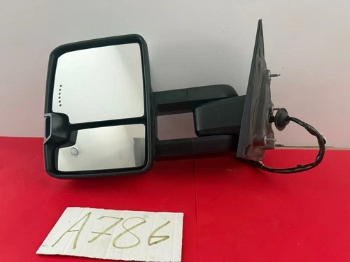 2018-2019 Chevy Silverado GMC Sierra Left Power Folding Wide Load Mirror OEM 786