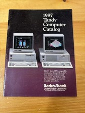 1987 TANDY Computer Catalog RADIO SHACK Cell Phones Gaming