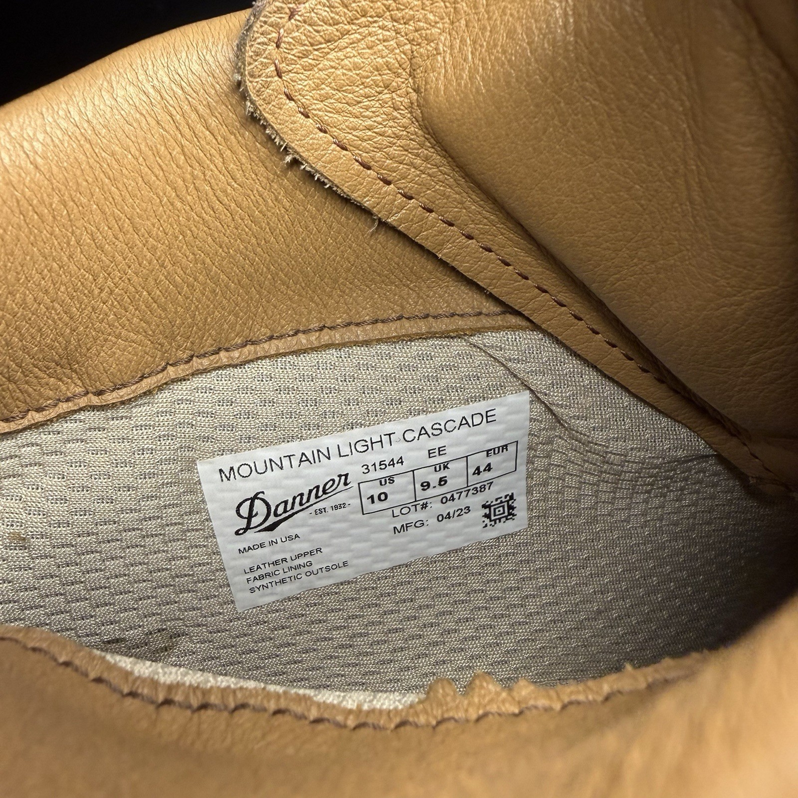 Danner Mountain Light Cascade Clovis Tan Boots Go… - image 7