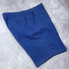 O'Neill Men's 36 Shorts 9 Inseam Stretch Blue Heather Beach Casual EUC