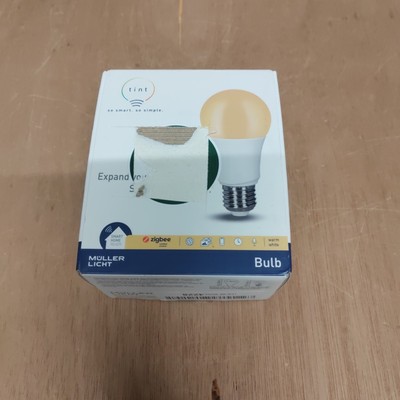 MÜLLER LICHT Tint - Smart getönte Glühbirne, Kunststoff, warmweiß, 9W, 800lm